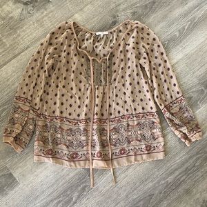 Blu Pepper Vintage Boho Women’s Blouse